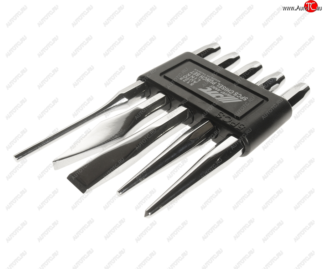 1 999 р. Набор выколоток и зубил с кернером 5 предметов в кейсе JTC JTC TOOLS CO., LTD jtc-5129  с доставкой в г. Майкоп