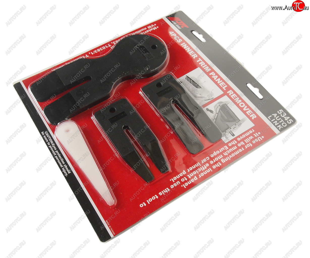 1 999 р. Набор съемников пистонов обшивки автомобиля 4 предмета JTC JTC TOOLS CO., LTD jtc-5345  с доставкой в г. Майкоп