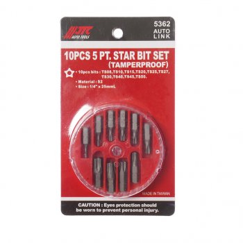 849 р. Набор бит 14 TORX ТS08-TS50 10 предметов в боксе JTC JTC TOOLS CO., LTD jtc-5362  с доставкой в г. Майкоп. Увеличить фотографию 1
