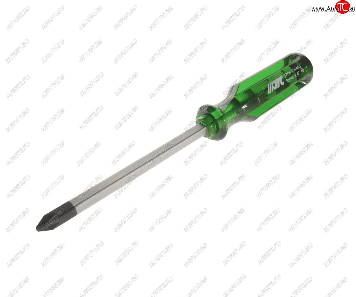 339 р. Отвертка крестовая PH 2.0х100мм со сквозным стержнем (сталь Cr-Mo) JTC JTC TOOLS CO., LTD jtc-3708  с доставкой в г. Майкоп