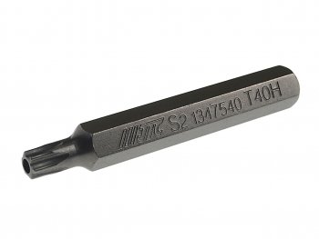163 р. Бита TORX Т40Hх75мм 10мм удлиненная S2 JTC JTC TOOLS CO., LTD jtc-1347540  с доставкой в г. Майкоп. Увеличить фотографию 1