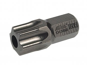 110 р. Бита TORX Т60Hх30мм 10мм S2 JTC JTC TOOLS CO., LTD jtc-1343060  с доставкой в г. Майкоп. Увеличить фотографию 1