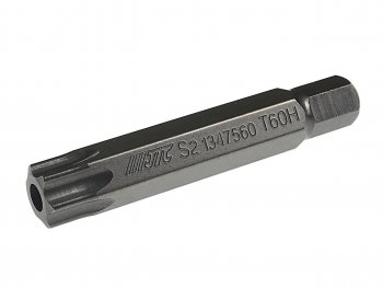 151 р. Бита TORX Т60Hх75мм 10мм удлиненная S2 JTC JTC TOOLS CO., LTD jtc-1347560  с доставкой в г. Майкоп. Увеличить фотографию 1
