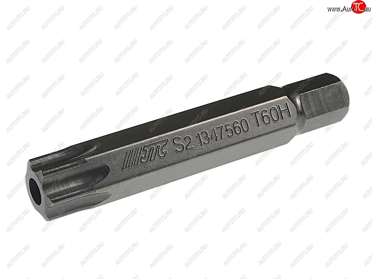 151 р. Бита TORX Т60Hх75мм 10мм удлиненная S2 JTC JTC TOOLS CO., LTD jtc-1347560  с доставкой в г. Майкоп
