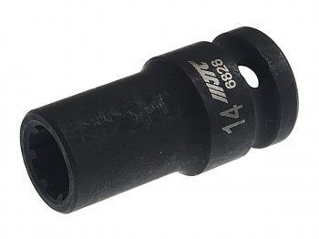 1 099 р. Головка для суппортов 12 DR 7PTх14мм (AUDI A5,A6L,Q5,Q7) L=50мм JTC JTC TOOLS CO., LTD jtc-6828  с доставкой в г. Майкоп. Увеличить фотографию 1
