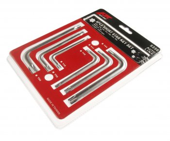 1 199 р. Набор ключей TORX T40-T60 Г-образных 6 предметов JTC JTC TOOLS CO., LTD jtc-5356  с доставкой в г. Майкоп. Увеличить фотографию 1