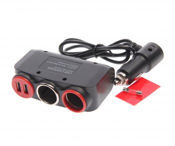 429 р. Разветвитель прикуривателя 2-х гнездовой 12V 2USB XUNNIU XUNNIU no.sk-803  с доставкой в г. Майкоп. Увеличить фотографию 2