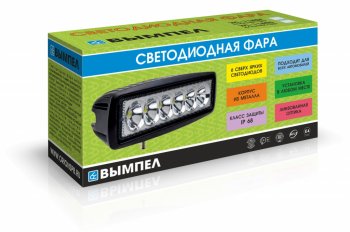 999 р. Фара светодиодная 10-30V 18W 165х80х55мм дальний свет ВЫМПЕЛ ОРИОН 5180  с доставкой в г. Майкоп. Увеличить фотографию 2