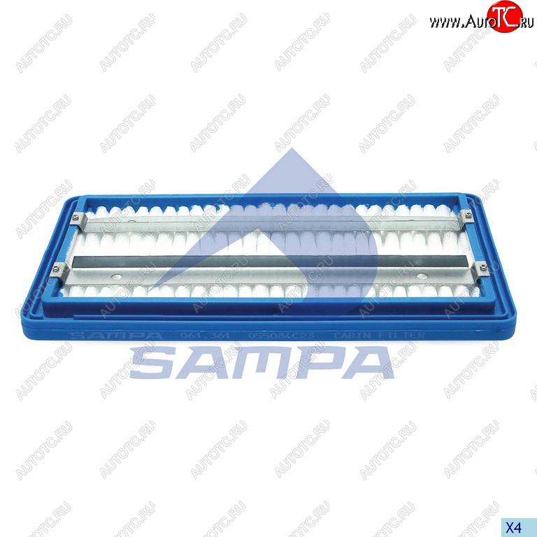 1 329 р. Фильтр IVECO EuroTech вентиляции картера (сапуна) дв.Cursor (прямоугольный) SAMPA SAMPA 061.361-01  с доставкой в г. Майкоп