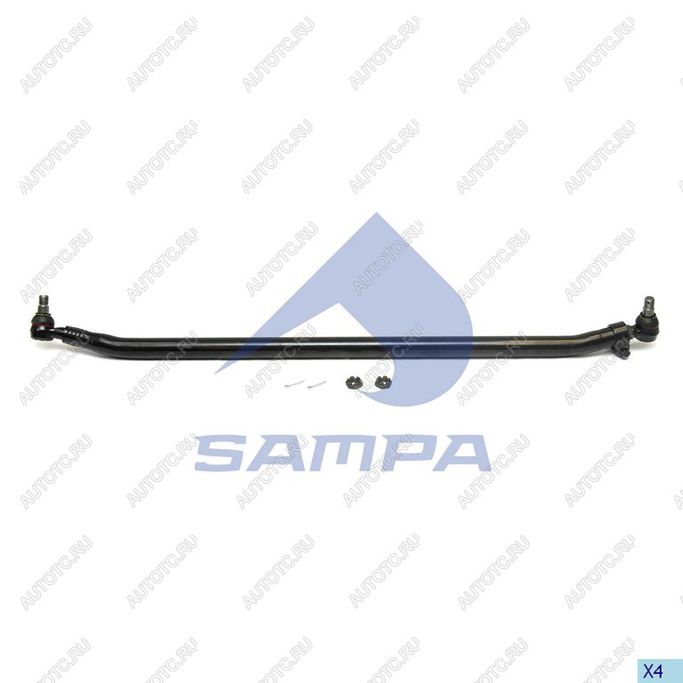 7 999 р. Тяга рулевая DAF поперечная L=1522мм SAMPA SAMPA 097.920-01  с доставкой в г. Майкоп