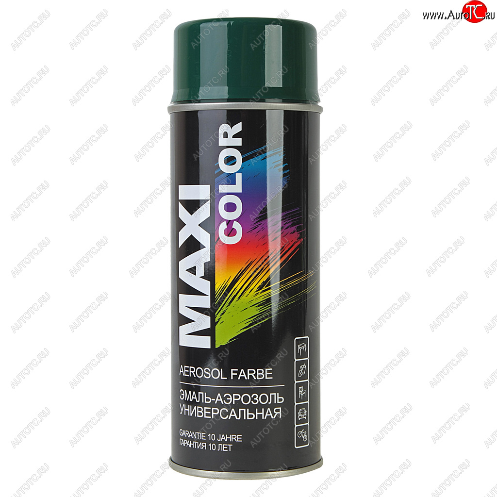 459 р. Краска зеленая темная аэрозоль 400мл MAXI COLOR MAXI COLOR 6005mx  с доставкой в г. Майкоп