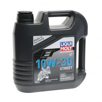 5 299 р. Масло моторное для 4-х тактных двигателей MOTORBIKE 4T STREET 10W30 синт.4л LIQUI MOLY LIQUI MOLY 1688 LIQUI MOLY 1688  с доставкой в г. Майкоп. Увеличить фотографию 1