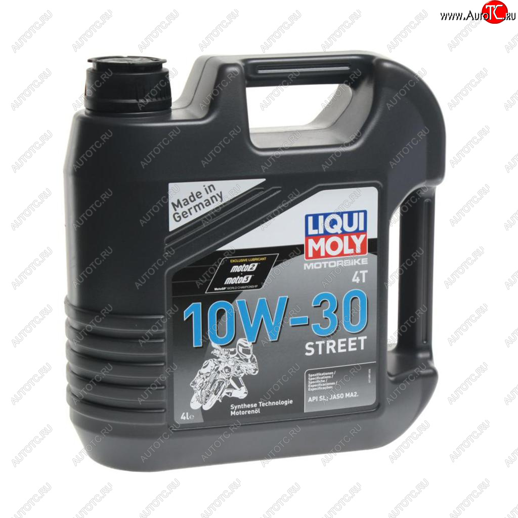 5 299 р. Масло моторное для 4-х тактных двигателей MOTORBIKE 4T STREET 10W30 синт.4л LIQUI MOLY LIQUI MOLY 1688 LIQUI MOLY 1688  с доставкой в г. Майкоп