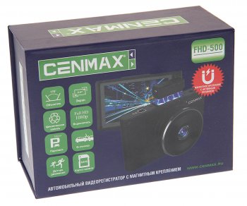 3 699 р. Видеорегистратор CENMAX CENMAX fhd 500  с доставкой в г. Майкоп. Увеличить фотографию 3