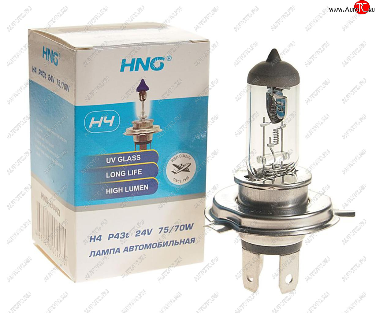 188 р. Лампа 24V H4 7570W P43t-38 Long Life HNG HNG 24443  с доставкой в г. Майкоп