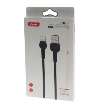 248 р. Кабель iPhone (5-) 1м XO XO nb132 black  с доставкой в г. Майкоп. Увеличить фотографию 2