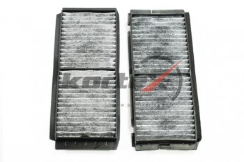 399 р. Фильтр воздушный салона MAZDA 3 (09-) угольный (2шт.) KORTEX KORTEX kc0054s KORTEX kc0054s  с доставкой в г. Майкоп. Увеличить фотографию 2