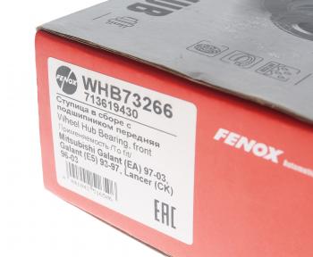 3 399 р. Ступица MITSUBISHI Galant (92-00) передняя с подшипником FENOX FENOX whb73266  с доставкой в г. Майкоп. Увеличить фотографию 3