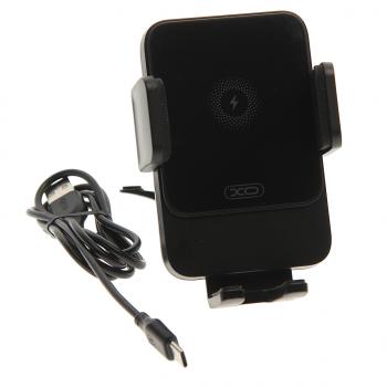 1 559 р. Держатель телефона с беспроводной зарядкой XO XO wx041 black  с доставкой в г. Майкоп. Увеличить фотографию 3
