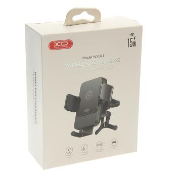 1 559 р. Держатель телефона с беспроводной зарядкой XO XO wx041 black  с доставкой в г. Майкоп. Увеличить фотографию 4