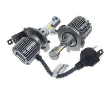 4 399 р. Лампа светодиодная 12V H4 P43t бокс (2шт.) MTF MTF dv04k3  с доставкой в г. Майкоп. Увеличить фотографию 1