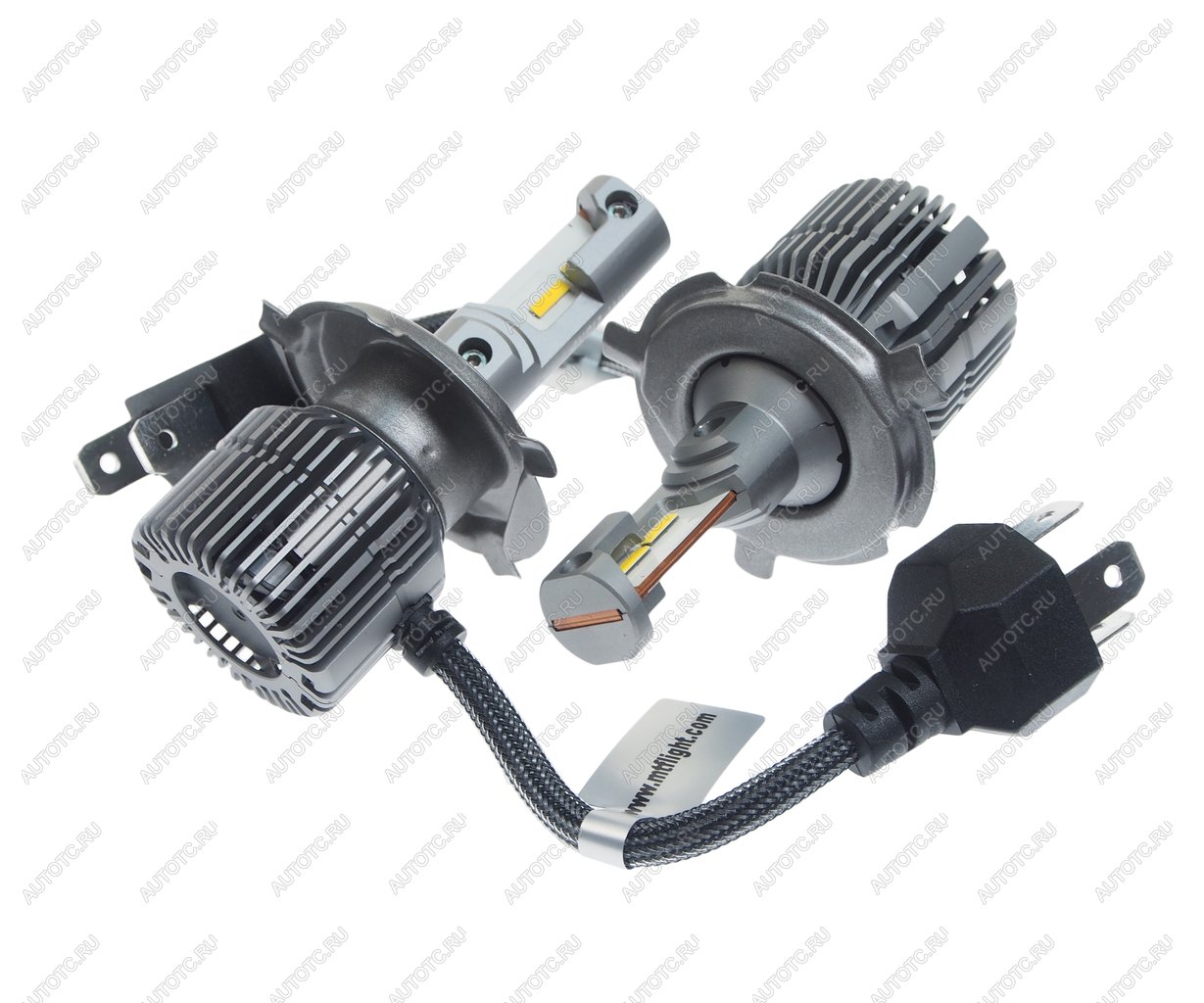 4 399 р. Лампа светодиодная 12V H4 P43t бокс (2шт.) MTF MTF dv04k3  с доставкой в г. Майкоп