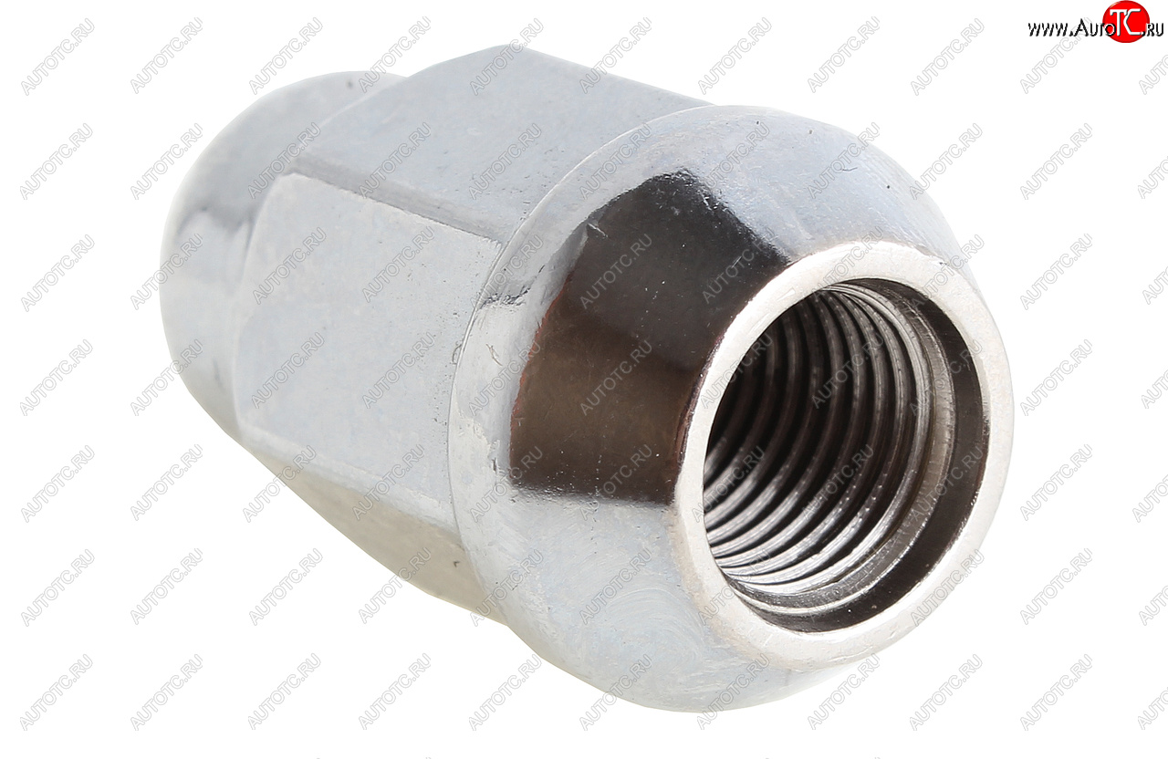 74 р. Гайка колеса М12х1.25х35 конус закрытая ключ 19мм хром RACING RACING 101012  с доставкой в г. Майкоп