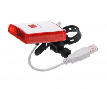 629 р. Фонарь велосипедный задний USB кабель с аккумулятором 300mAh NO NAME xc-142  с доставкой в г. Майкоп. Увеличить фотографию 1