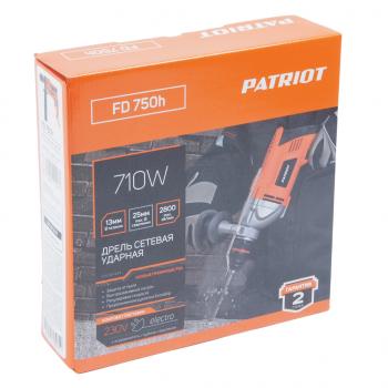6 599 р. Дрель ударная 710Вт PATRIOT PATRIOT fd750h   с доставкой в г. Майкоп. Увеличить фотографию 4