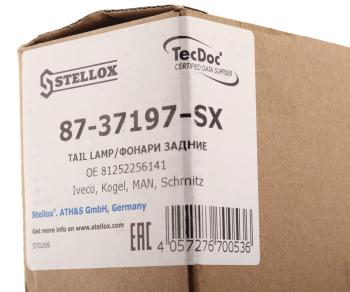 1 029 р. Фонарь задний KRONE KOEGEL MERCEDES левый STELLOX STELLOX 87-37197-sx  с доставкой в г. Майкоп. Увеличить фотографию 4