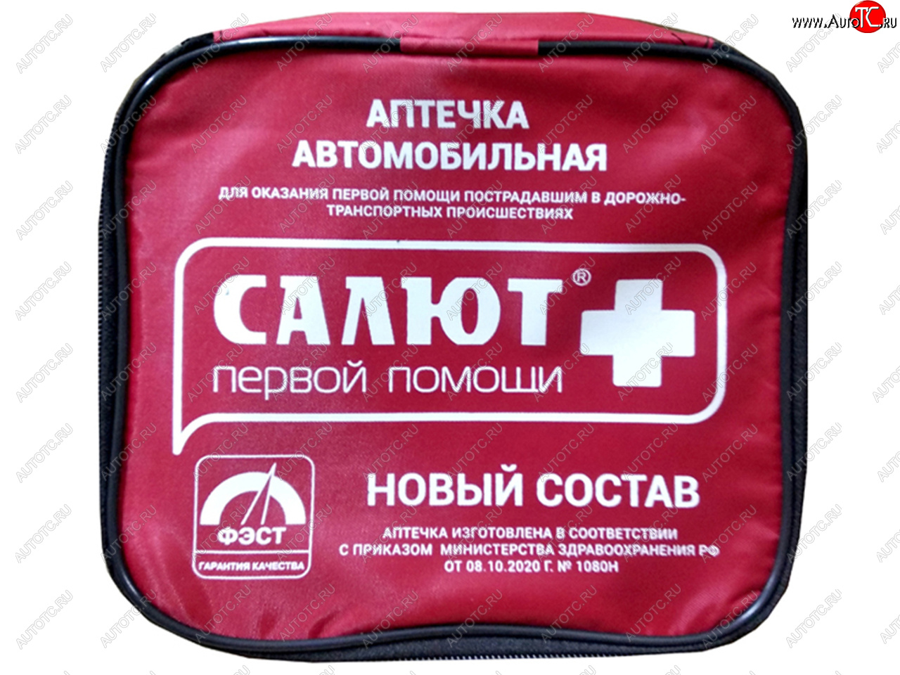 649 р. Аптечка автомобильная САЛЮТ мягкий футляр (Приказ 1080Н) ФЭСТ ФЭСТ 2129  с доставкой в г. Майкоп