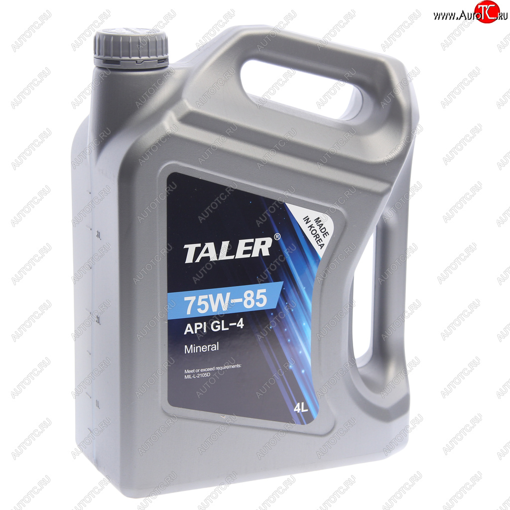 2 599 р. Масло трансмиссионное GL-4 75W85 мин.4л TALER TALER 500411  с доставкой в г. Майкоп