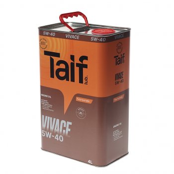 2 659 р. Масло моторное VIVACE PAO 5W40 SNCFA3B4 синт.4л TAIF TAIF 211026  с доставкой в г. Майкоп. Увеличить фотографию 1