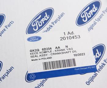 2 499 р. Сальник коленвала FORD Transit (12-),Tourneo Custom задний OE FORD 2010453  с доставкой в г. Майкоп. Увеличить фотографию 2