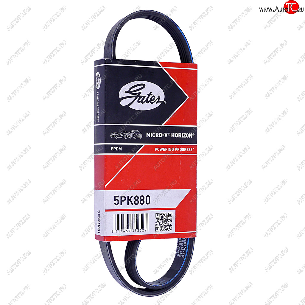 949 р. Ремень приводной поликлиновой 5PK880 GATES GATES 5pk880  с доставкой в г. Майкоп