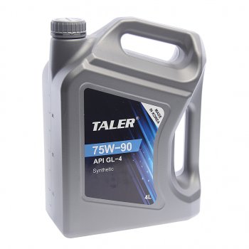 3 599 р. Масло трансмиссионное GL-4 75W90 синт.4л TALER TALER 500412  с доставкой в г. Майкоп. Увеличить фотографию 1