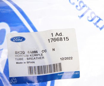 7 649 р. Патрубок FORD Transit (00-05) вентиляции картерных газов OE FORD 1766815  с доставкой в г. Майкоп. Увеличить фотографию 3