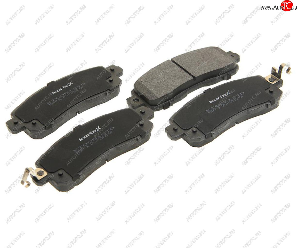1 679 р. Колодки тормозные передние (4шт.) KORTEX Nissan Teana 3 L33 дорестайлинг (2014-2020)  с доставкой в г. Майкоп