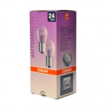 135 р. Лампа 24V P21W BA15s OSRAM OSRAM 7529  с доставкой в г. Майкоп. Увеличить фотографию 1