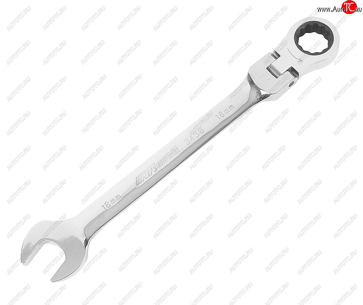 2 399 р. Ключ комбинированный 18х18мм трещоточный шарнирный JTC JTC TOOLS CO., LTD jtc-3458  с доставкой в г. Майкоп