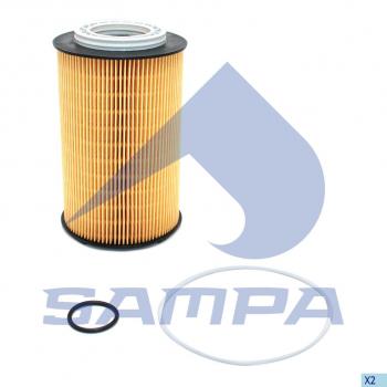 1 389 р. Фильтр масляный КПП MAN TGS,TGX (элемент) SAMPA SAMPA 025.144  с доставкой в г. Майкоп. Увеличить фотографию 1