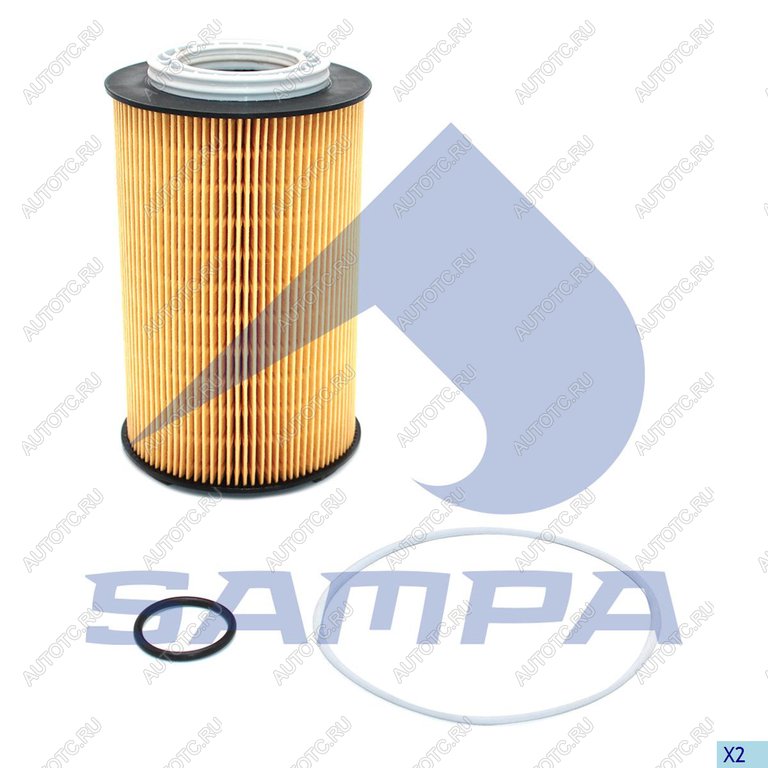 1 389 р. Фильтр масляный КПП MAN TGS,TGX (элемент) SAMPA SAMPA 025.144  с доставкой в г. Майкоп