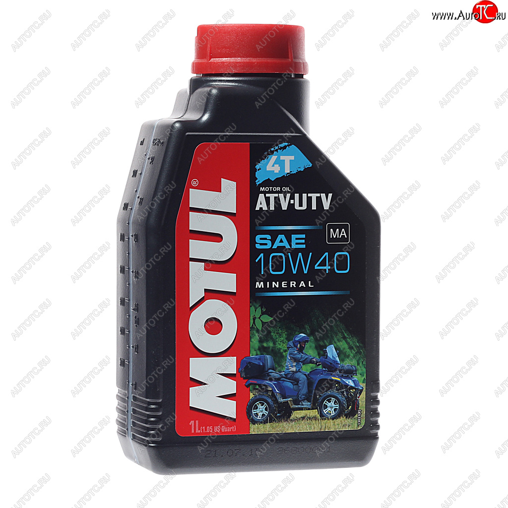 1 169 р. Масло моторное для 4-х тактных двигателей ATV-UTV 4T 10W40 1л MOTUL MOTUL 105878  с доставкой в г. Майкоп