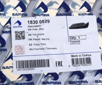 5 499 р. Подножка VOLVO нижняя правая (ступенька) SAMPA SAMPA 18300529  с доставкой в г. Майкоп. Увеличить фотографию 3
