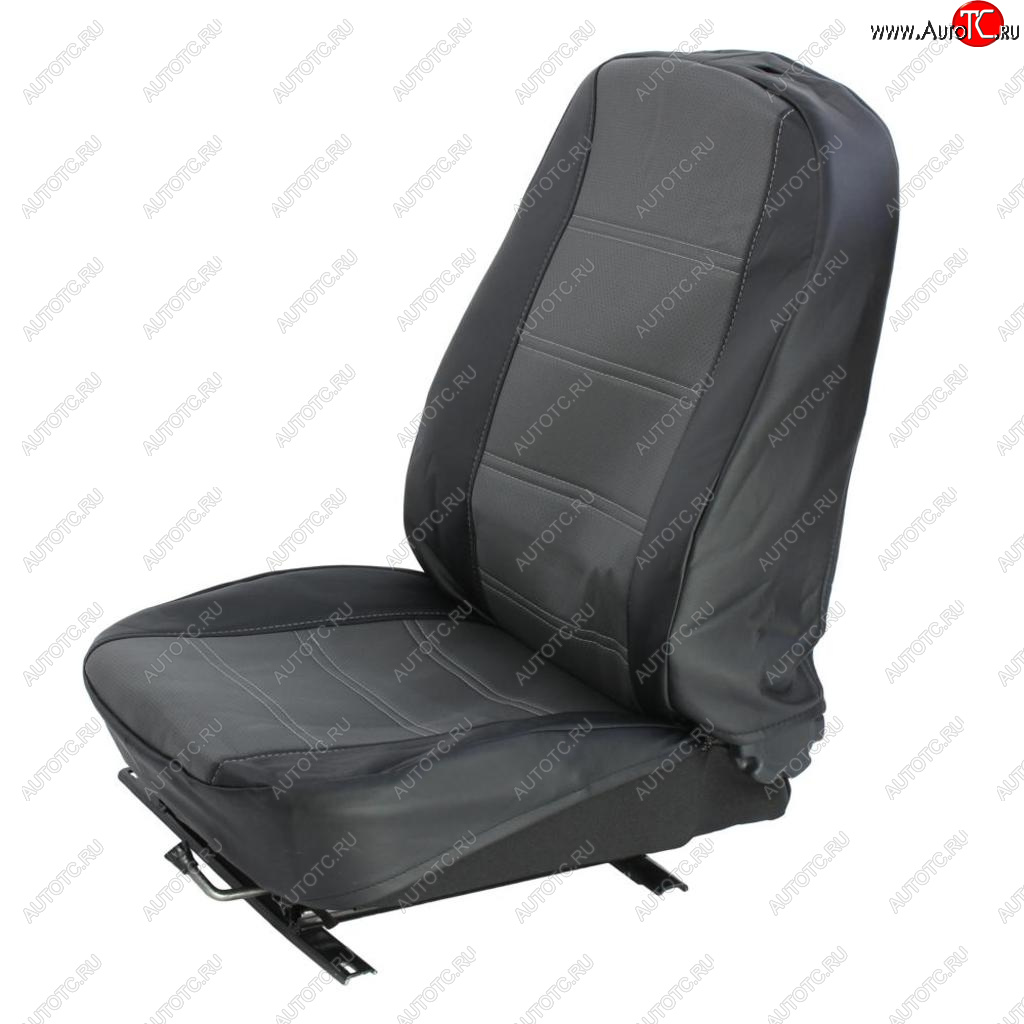 6 799 р. Авточехлы FORD Focus 2,Kuga (05-11) экокожа задний подлокотник черно-серые PANDORA-A PANDORA-A focus2kuga 1bkgy cla  с доставкой в г. Майкоп