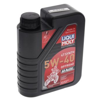2 149 р. Масло моторное для 4-х тактных двигателей MOTORBIKE 4T OFFROAD RACE 5W40 синт.1л LIQUI MOLY LIQUI MOLY 3018  с доставкой в г. Майкоп. Увеличить фотографию 1