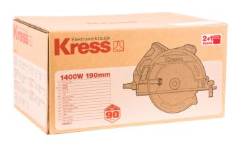 11 999 р. Пила циркулярная 1400Вт 190мм 5200обмин. KRESS KRESS ku420.1  с доставкой в г. Майкоп. Увеличить фотографию 7