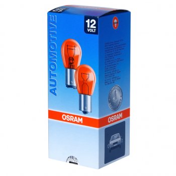 127 р. Лампа 12V PY21W BAU15s желтая OSRAM OSRAM 7507  с доставкой в г. Майкоп. Увеличить фотографию 1