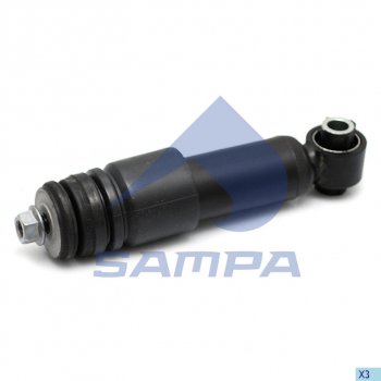2 059 р. Амортизатор VOLVO FH4 кабины задний горизонтальный SAMPA SAMPA 034.224-01  с доставкой в г. Майкоп. Увеличить фотографию 1