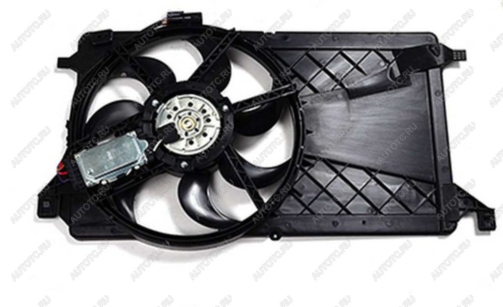 10 349 р. Вентилятор FORD Focus (04-) (1.8/2.0) охлаждения радиатора с кожухом BSG BSG bsg30510004 BSG bsg30510004  с доставкой в г. Майкоп